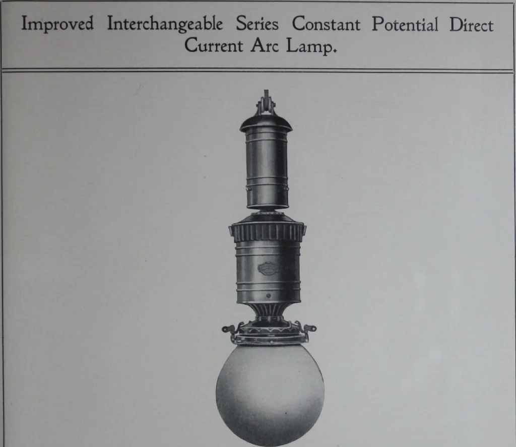 An illustration from Multiple series and constant current arc lamps for direct current circuits., 1907, leaf 64