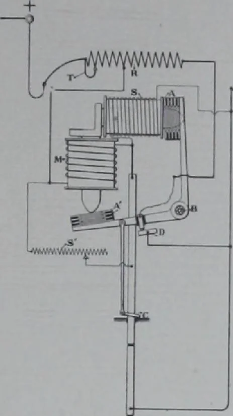 An illustration from Multiple series and constant current arc lamps for direct current circuits., 1907, leaf 68