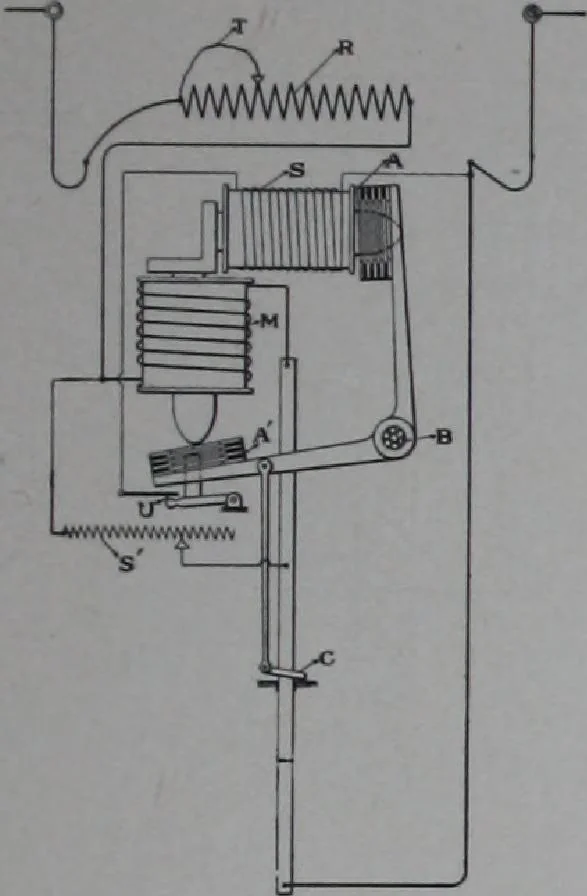 An illustration from Multiple series and constant current arc lamps for direct current circuits., 1907, leaf 68