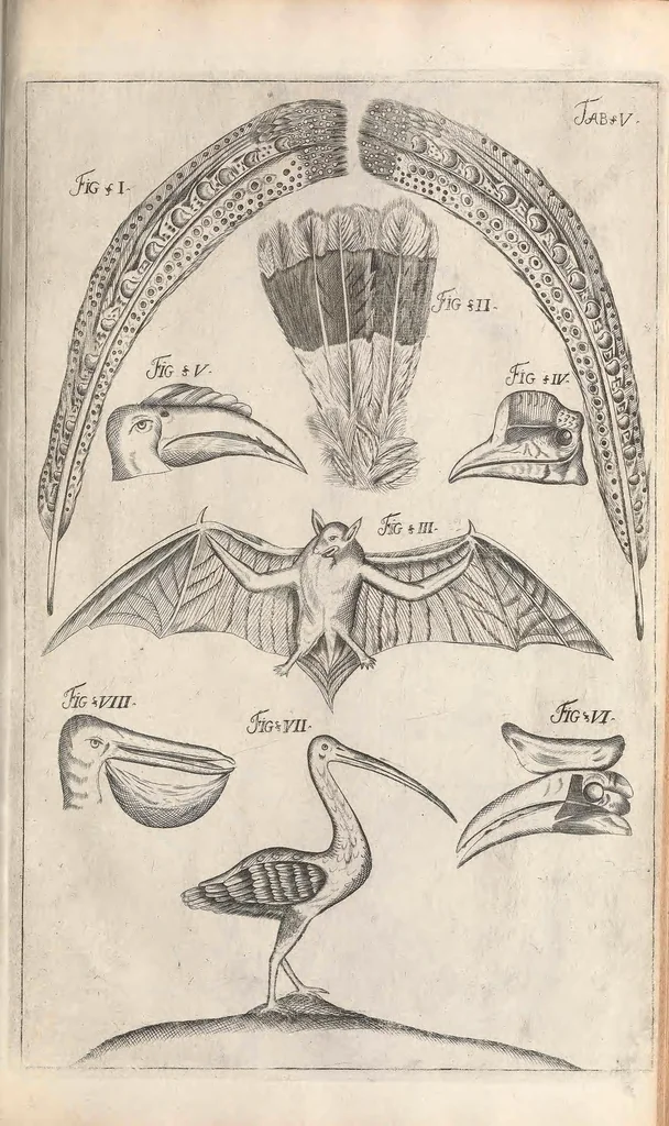 An illustration from Muséum regium; seu, Catalogus rerum tam naturalium, quàm artificialium, quae in basilica bibliothecae augustisimi Daniae Norvegiaeq[ue], 1696, leaf 241