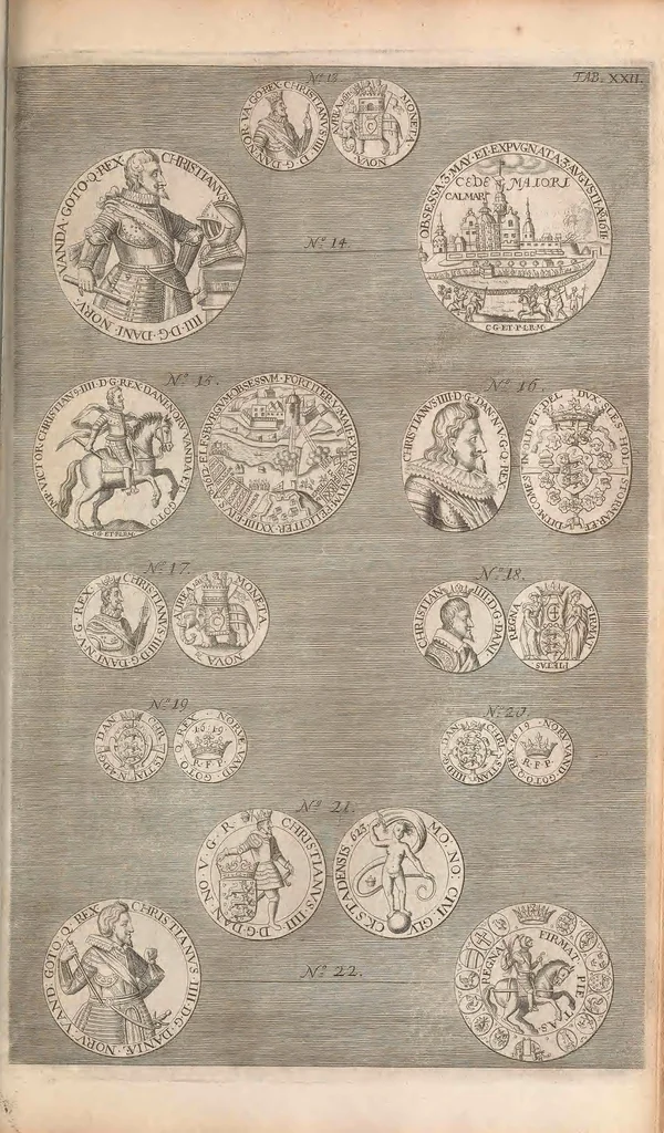 An illustration from Muséum regium; seu, Catalogus rerum tam naturalium, quàm artificialium, quae in basilica bibliothecae augustisimi Daniae Norvegiaeq[ue], 1696, leaf 279