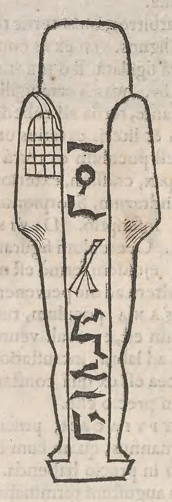 An illustration from Museum Wormianum; seu, Historia rerum rariorum, tam naturalium, quam artificialium, tam domesticarum, quam exoticarum, quae Hafniae Danorum in a aedibus authoris servantur, 1655, leaf 372