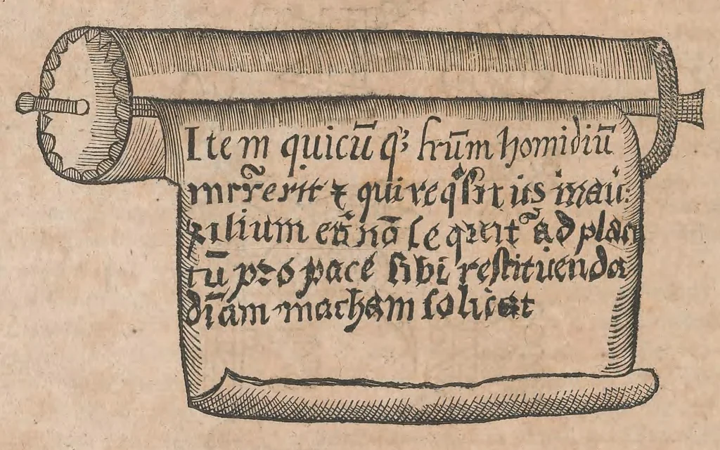An illustration from Museum Wormianum; seu, Historia rerum rariorum, tam naturalium, quam artificialium, tam domesticarum, quam exoticarum, quae Hafniae Danorum in a aedibus authoris servantur, 1655, leaf 408