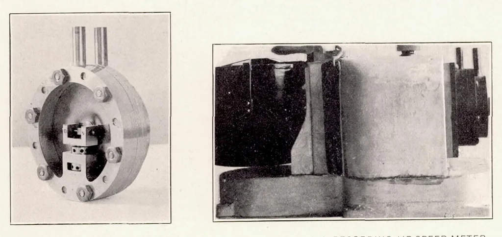 An illustration from N.A.C.A. Recording Air Speed Meter, 1921, leaf 8