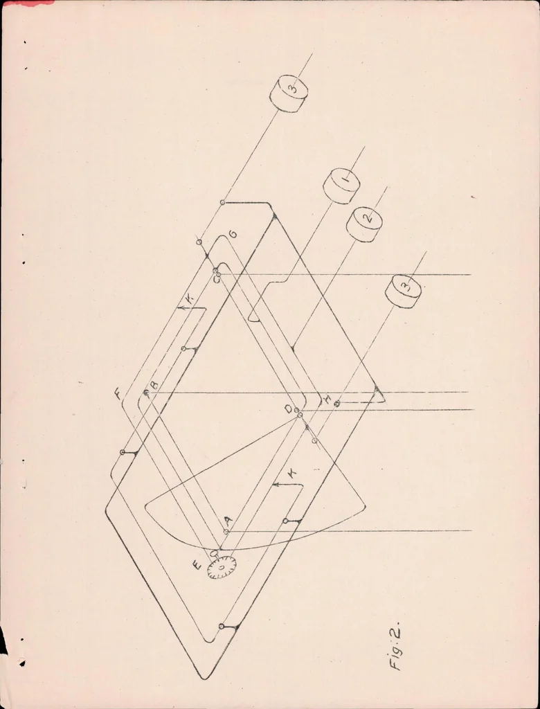An illustration from Langley Field wind tunnel apparatus, 1921, leaf 6