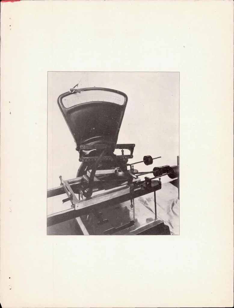 An illustration from Langley Field wind tunnel apparatus, 1921, leaf 9