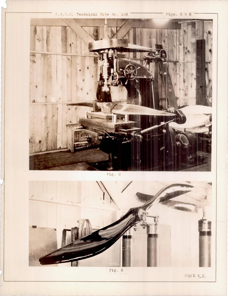 An illustration from Micarta Propellers II : Method of Construction, 1924, leaf 11