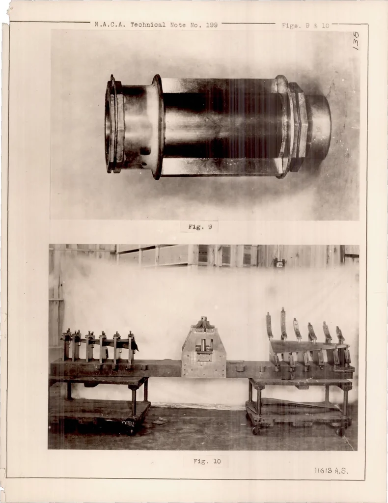 An illustration from Micarta Propellers II : Method of Construction, 1924, leaf 13