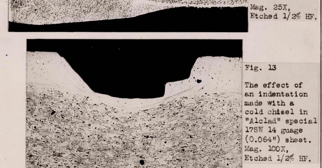An illustration from "A L C L A D" A New Corrosion Resistant Aluminum Product, 1927, leaf 16