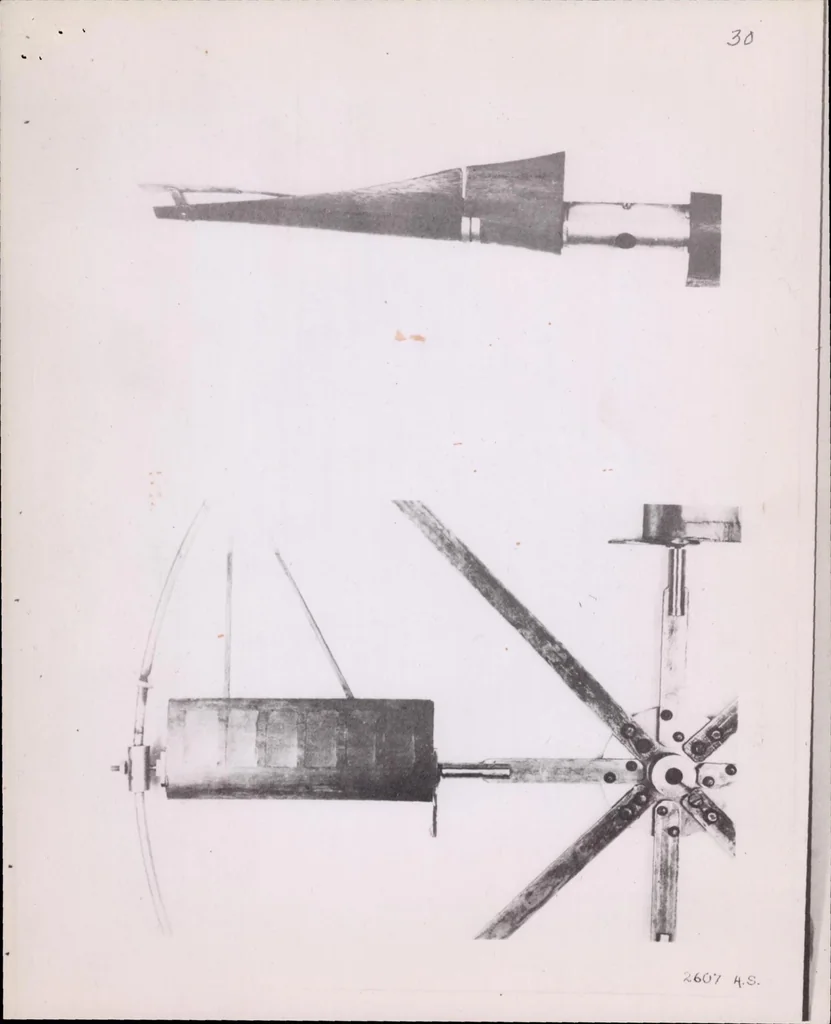 An illustration from Model Tests on the Economy and Effectiveness of Helicopter Propellers, 1925, leaf 29