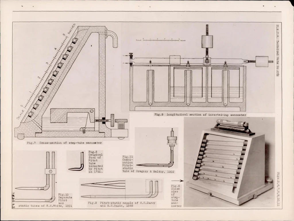 An illustration from An Automatic Speed Control for Wind Tunnels, 1928, leaf 17