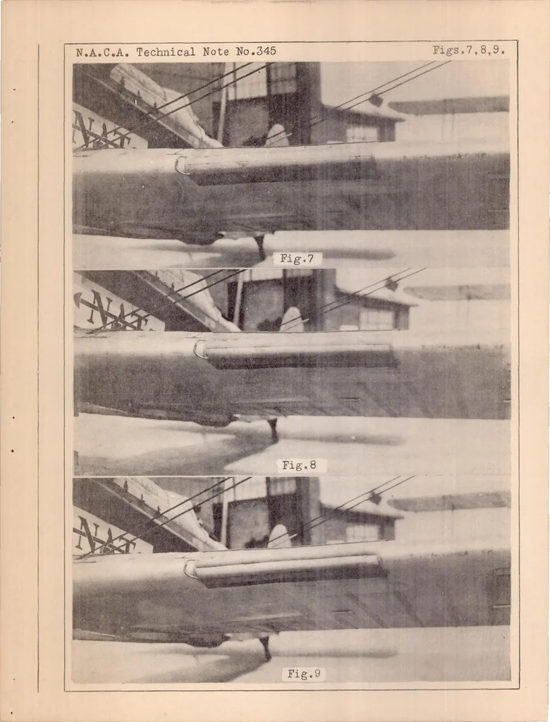 An illustration from The Prevention of the Ice Hazard on Airplanes, 1930, leaf 28