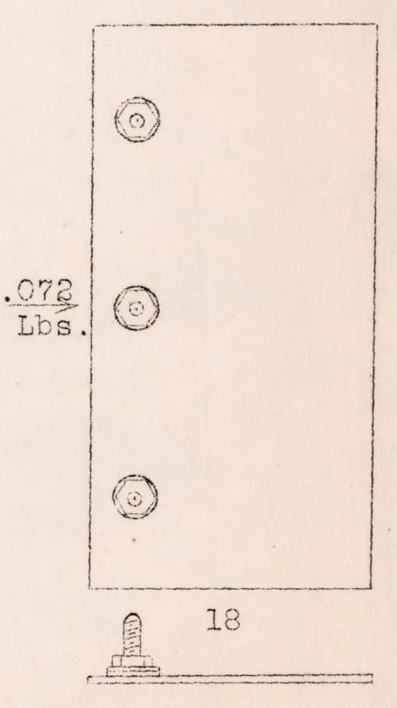 An illustration from Drag of Exposed Fittings and Surface Irregularities on Airplane Fuselages, 1928, leaf 15