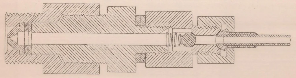 An illustration from Some Characteristics of Fuel Sprays from Open Nozzles, 1930, leaf 15