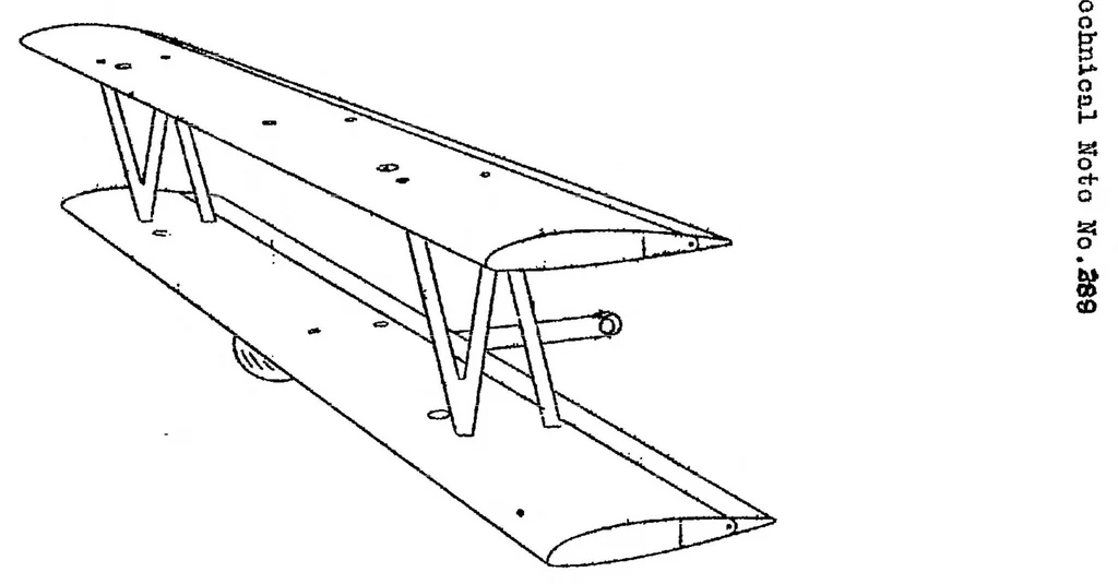 An illustration from Preliminary biplane tests in the variable density wind tunnel, 1928, leaf 17