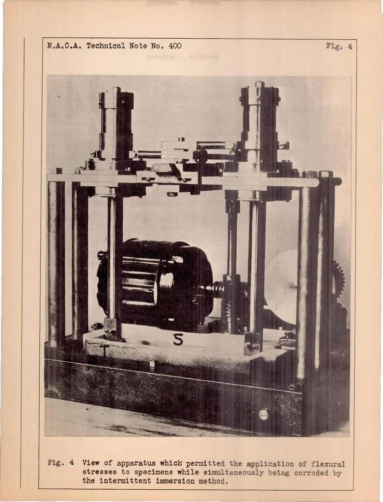 An illustration from Advantages of Oxide Films as Bases for Aluminum Pigmented Surface Coatings for Aluminum Alloys, 1931, leaf 19