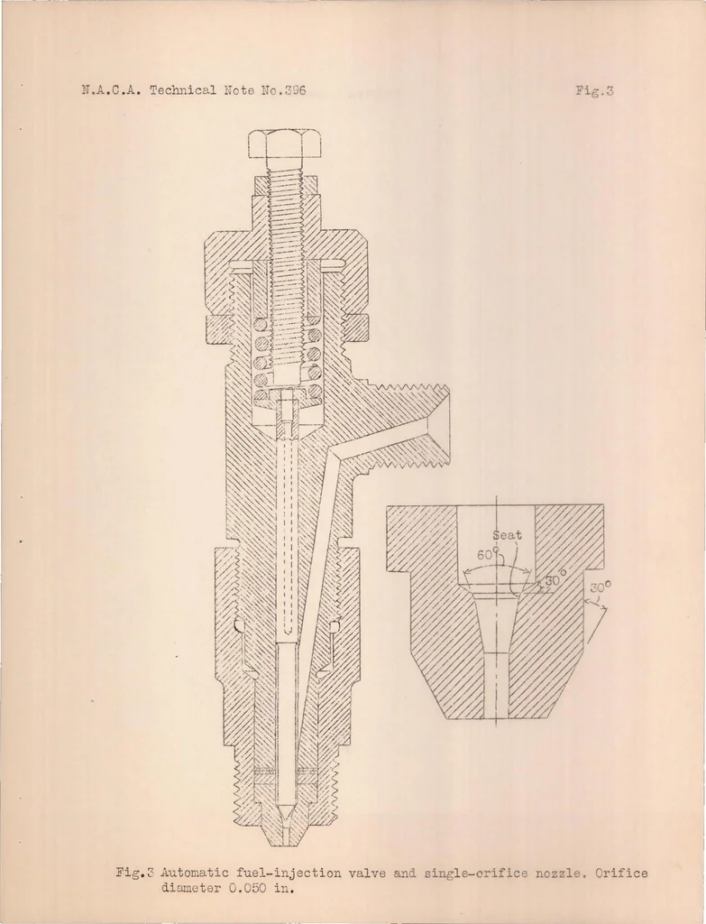 An illustration from Performance of a Compression-ignition Engine with a Precombustion Chamber Having High-Velocity Air Flow, 1931, leaf 18