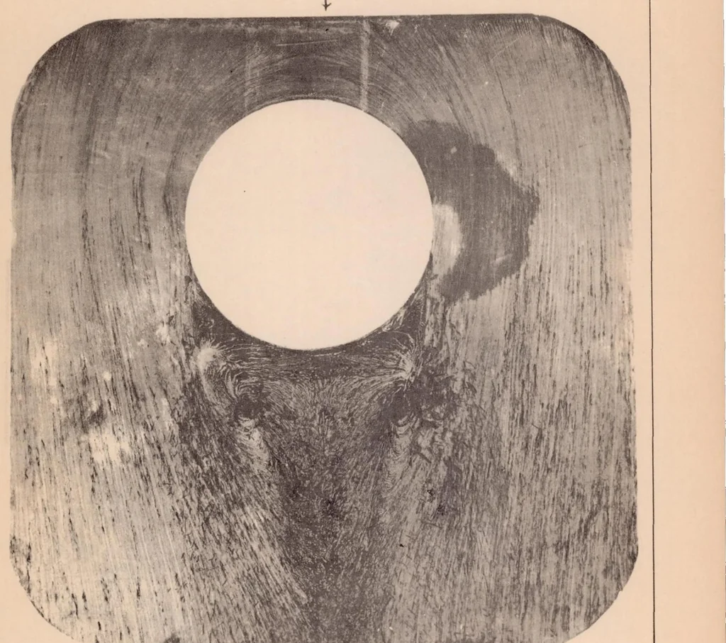 An illustration from Heat Dissipation from a Finned Cylinder at Different Fin-Plane/Air-stream Angles, 1932, leaf 23