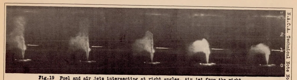 An illustration from Experiments on the Distribution of Fuel in Fuel Sprays, 1932, leaf 29