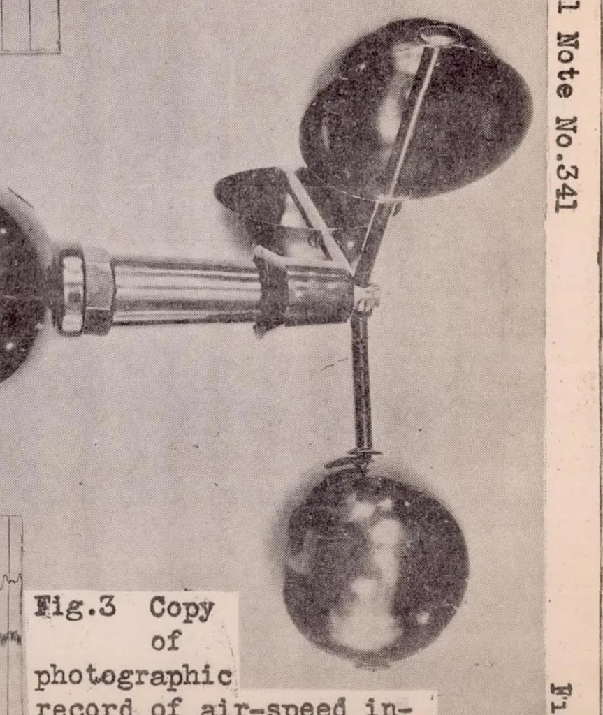 An illustration from Calibration and Lag of a Friez Type Cup Anemometer, 1930, leaf 9