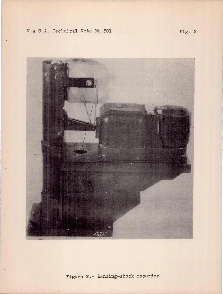An illustration from Landing-shock Recorder, 1934, leaf 11