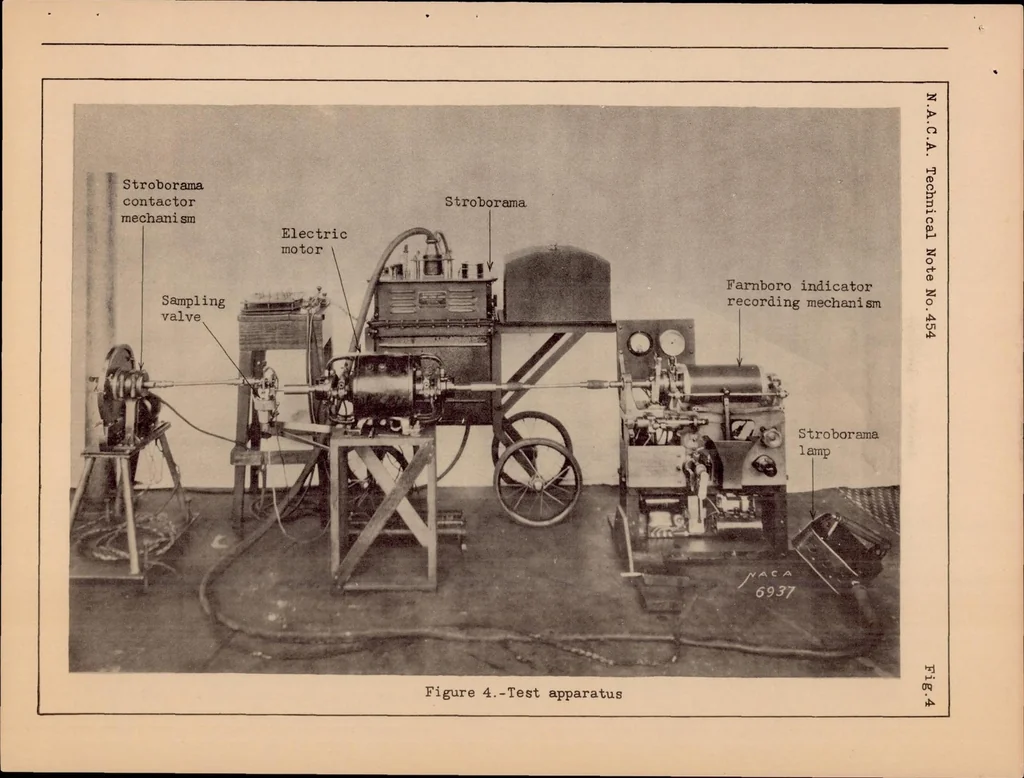 An illustration from The N.A.C.A. Combustion Chamber Gas-sampling Valve and Some Preliminary Test Results, 1933, leaf 15