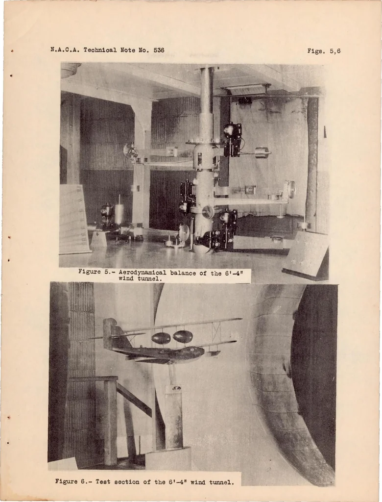 An illustration from The 6-foot-4-inch Wind Tunnel at the Washington Navy Yard, 1935, leaf 17