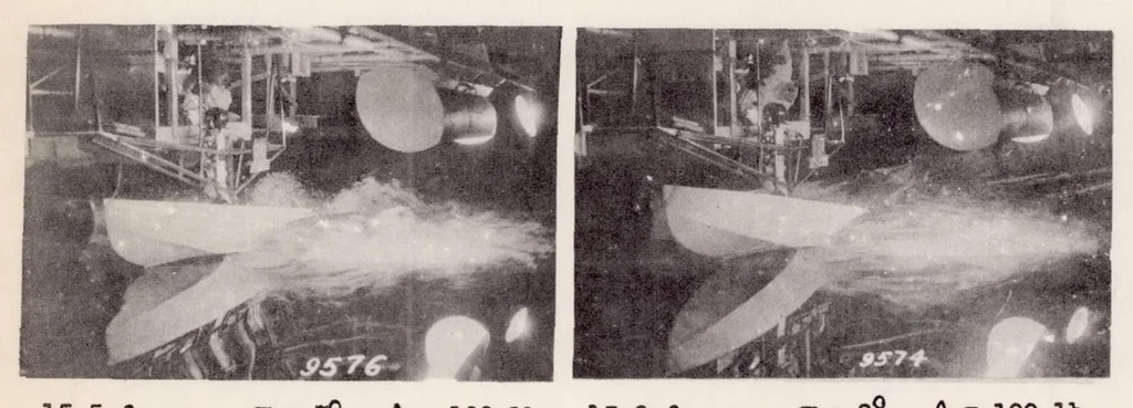 An illustration from A Complete Tank Test of the Hull of the Sikorsky S-40 Flying Boat - American Clipper Class, 1934, leaf 22