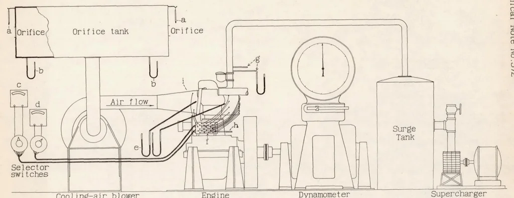 An illustration from Performance of Air-cooled Engine Cylinders Using Blower Cooling, 1936, leaf 20