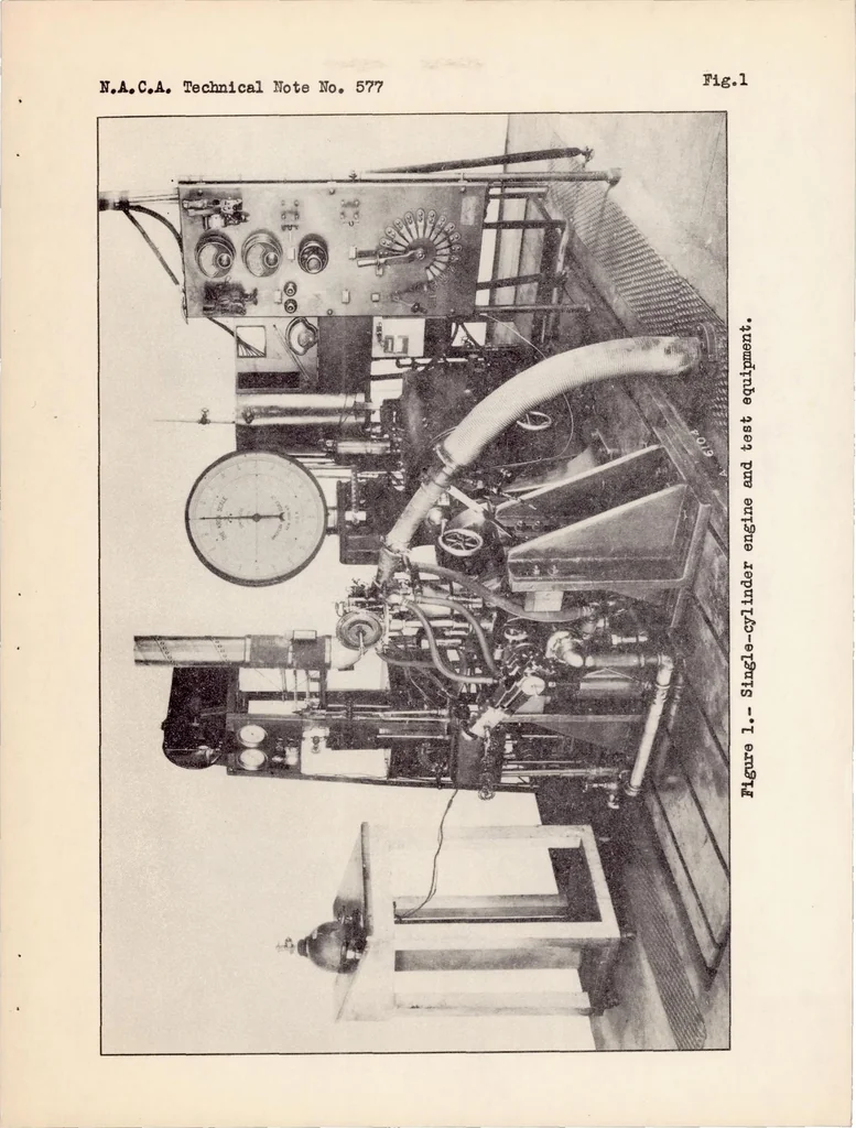 An illustration from Friction of Compression-ignition Engines, 1936, leaf 11
