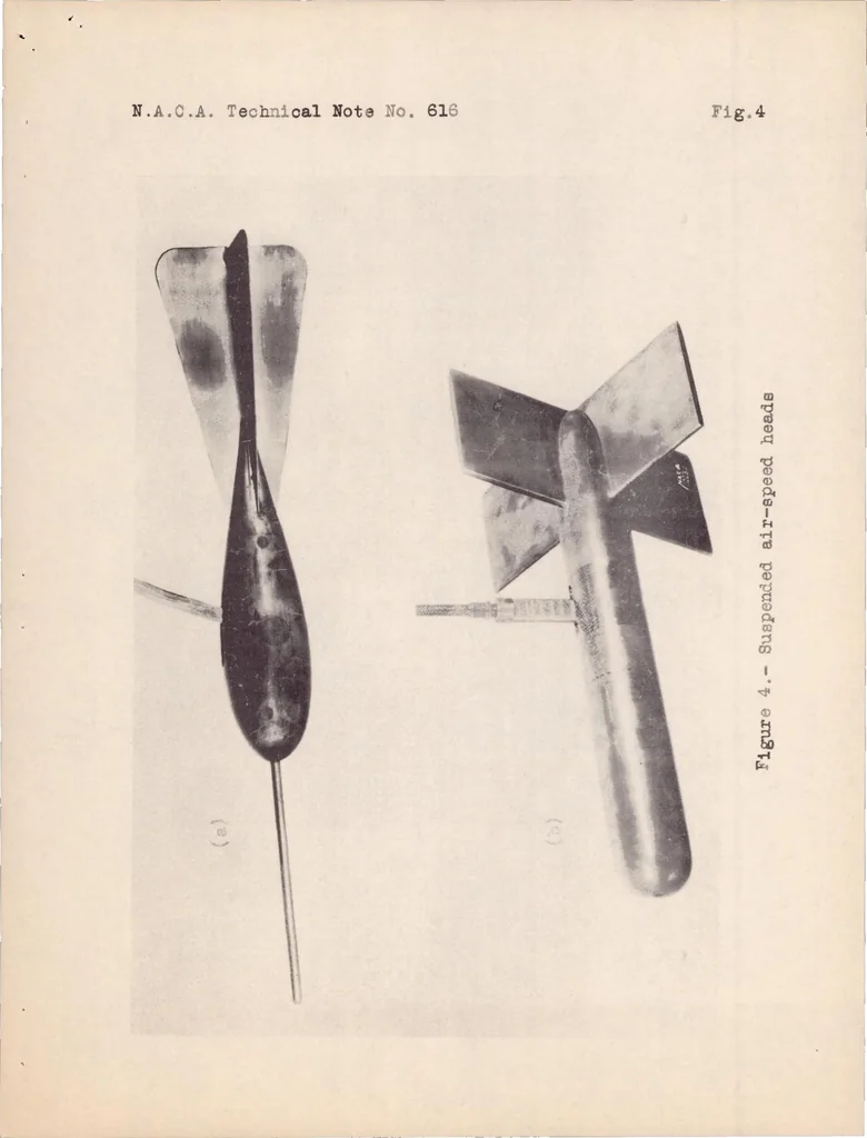 An illustration from The Measurement of Air Speed in Airplanes, 1937, leaf 20