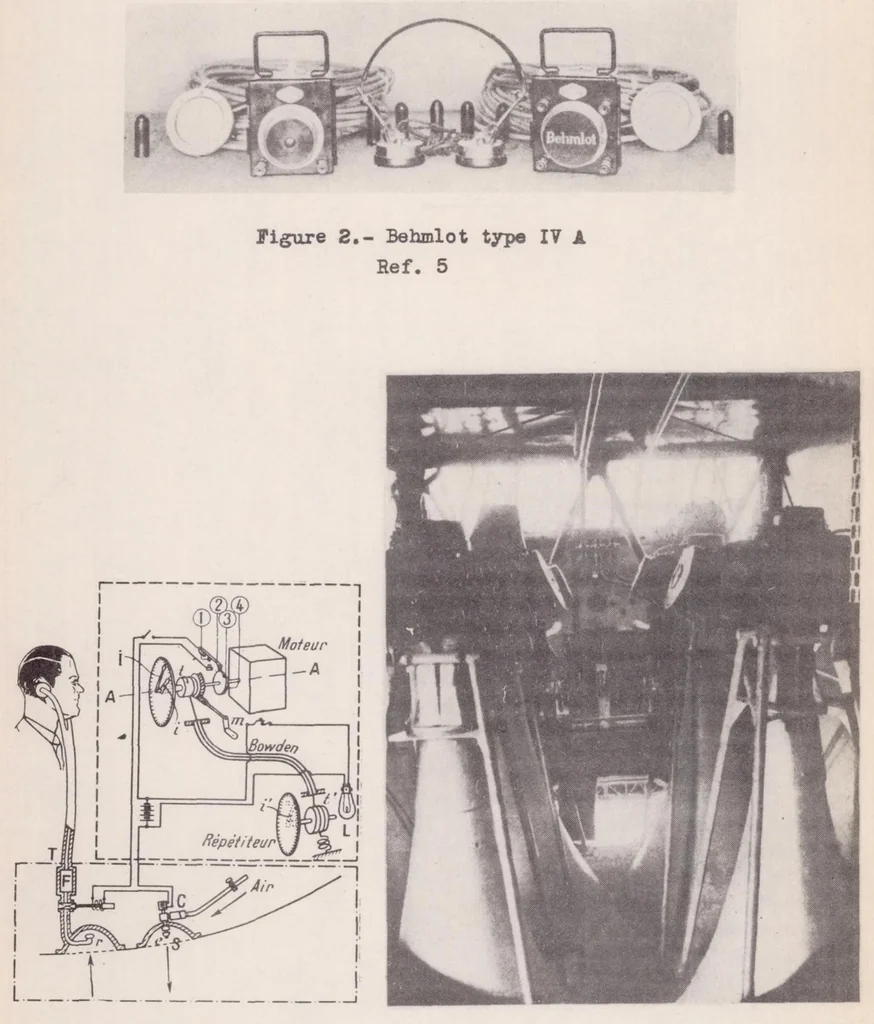 An illustration from The Sonic Altimeter for Aircraft, 1937, leaf 107
