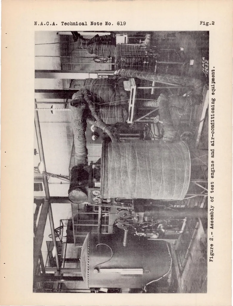 An illustration from Compression-ignition Engine Performance at Altitudes and at Various Air Pressures and Temperatures, 1937, leaf 20