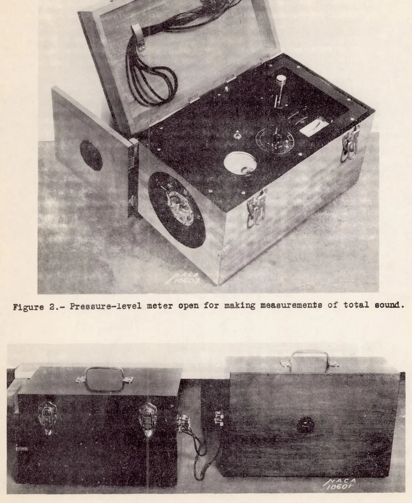 An illustration from A Sound Pressure-level Meter Without Amplification, 1937, leaf 6