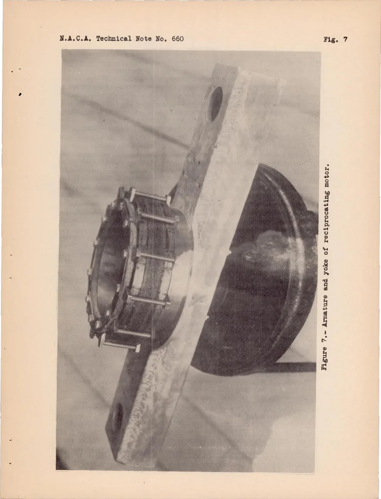 An illustration from Fatigue Testing of Wing Beam by the Resonance Method, 1938, leaf 28