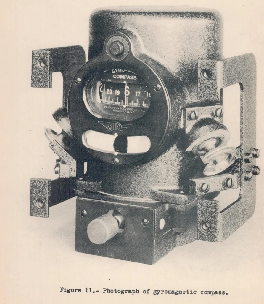 An illustration from Gyroscopic Instruments for Instrument Flying, 1938, leaf 46