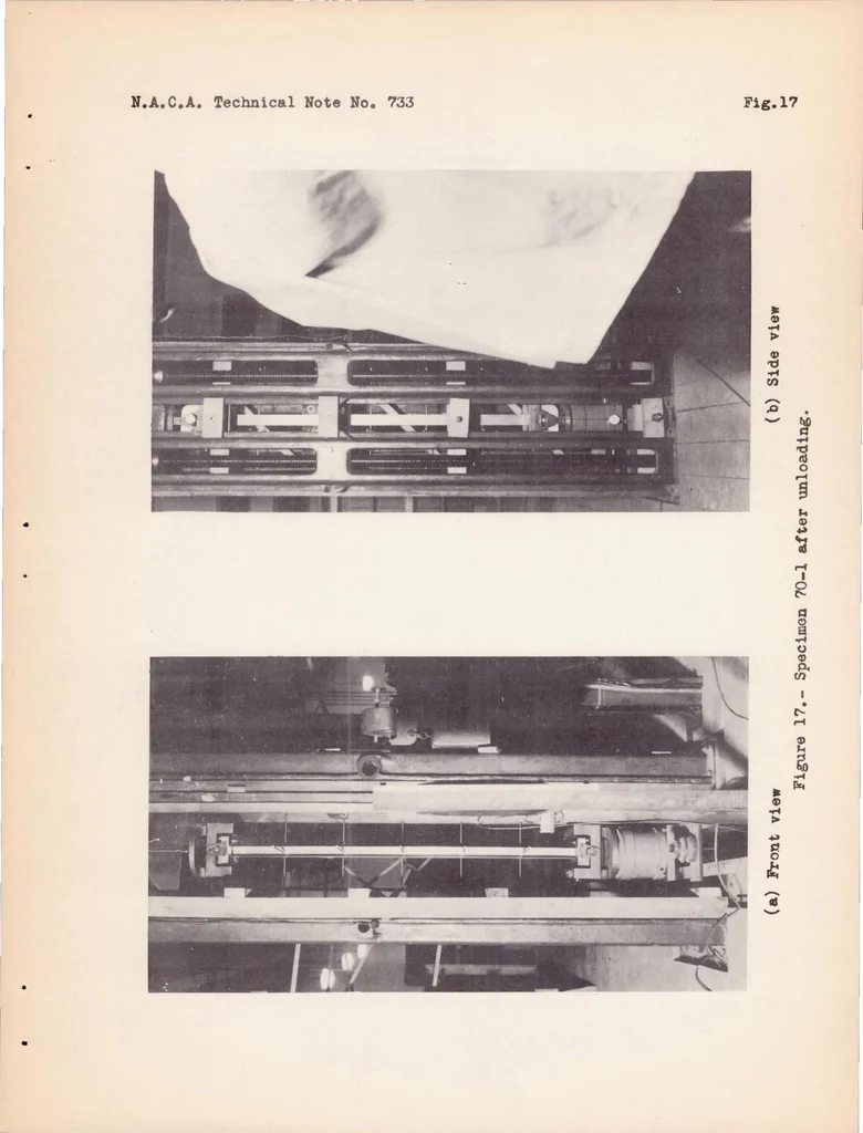 An illustration from Experimental Study of Torsional Column Failure, 1939, leaf 55