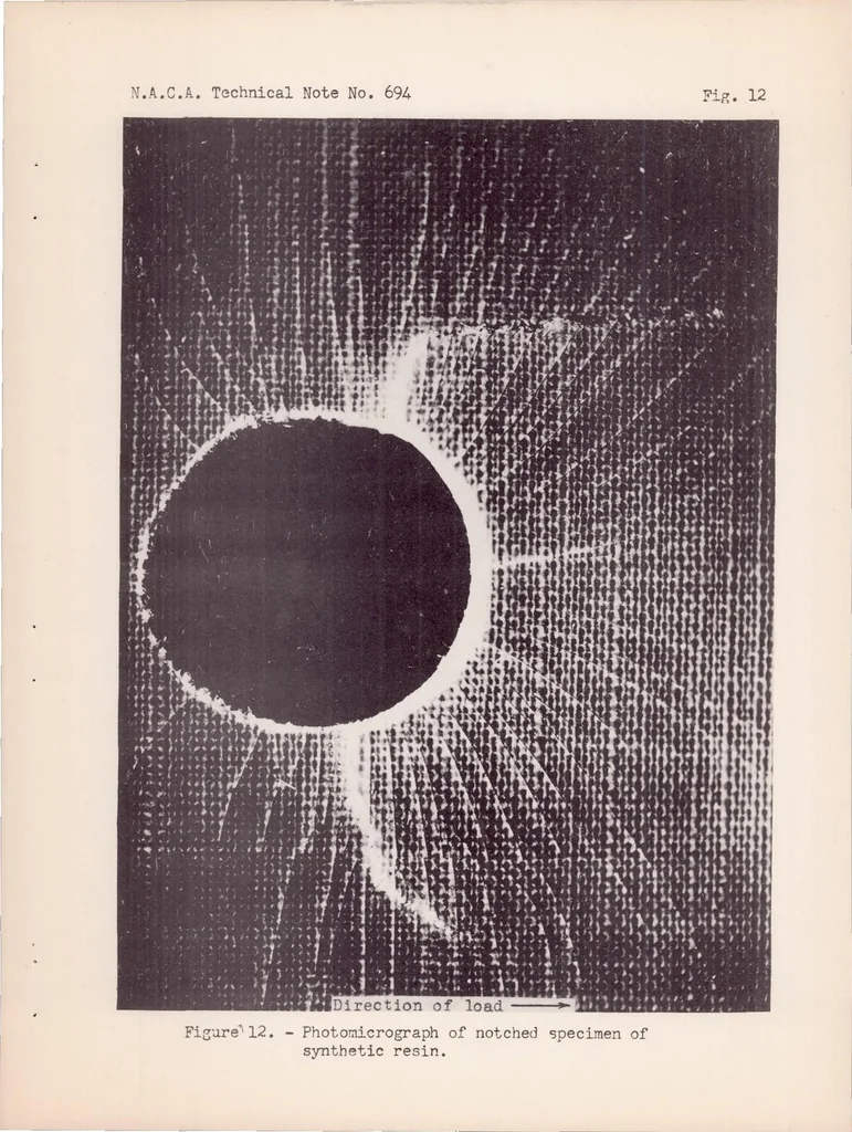 An illustration from Physical Properties of Synthetic Resin Materials, 1939, leaf 31