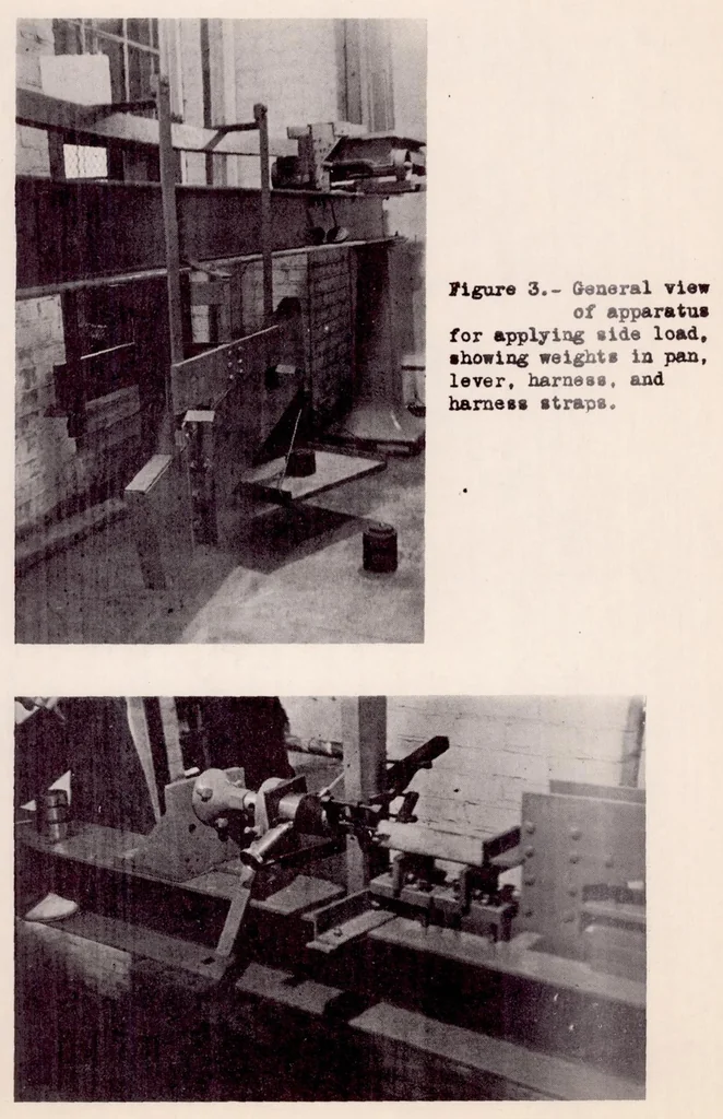 An illustration from Combined Beam-column Stresses of Aluminum-alloy Channel Sections, 1939, leaf 13