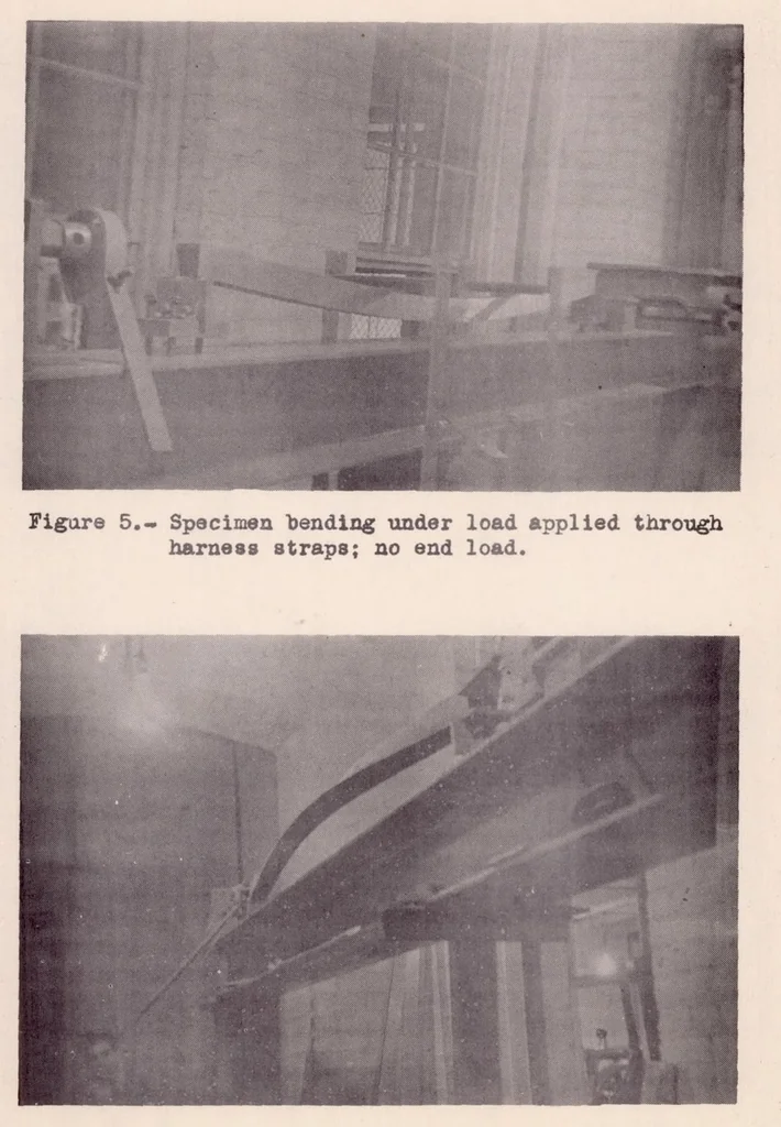 An illustration from Combined Beam-column Stresses of Aluminum-alloy Channel Sections, 1939, leaf 14