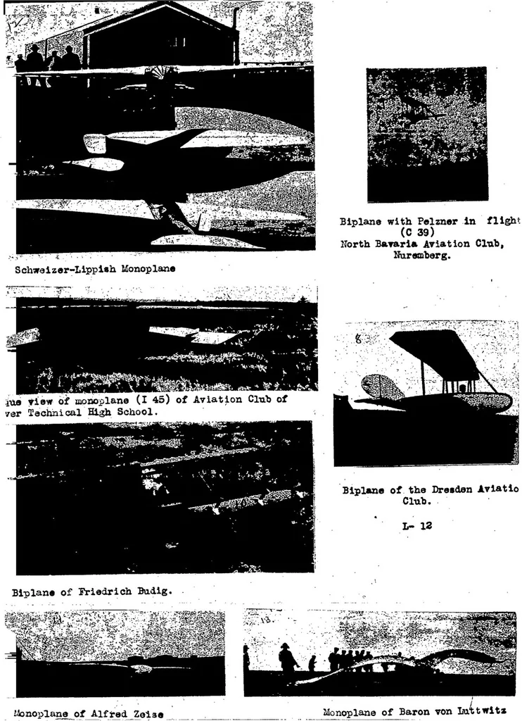 An illustration from Lecture on the Rhon soaring flight competition, 1921, 1922, leaf 30