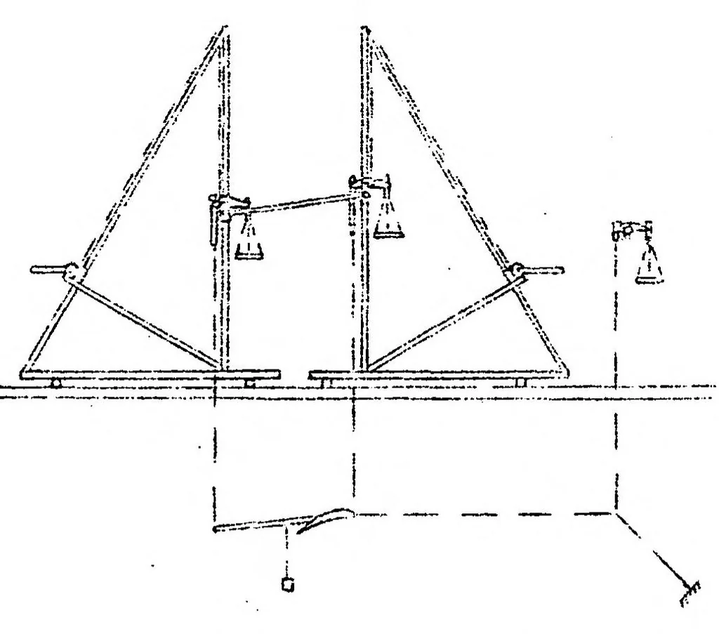 An illustration from Wind Tunnel of Zeppelin Airship Company, 1923, leaf 21