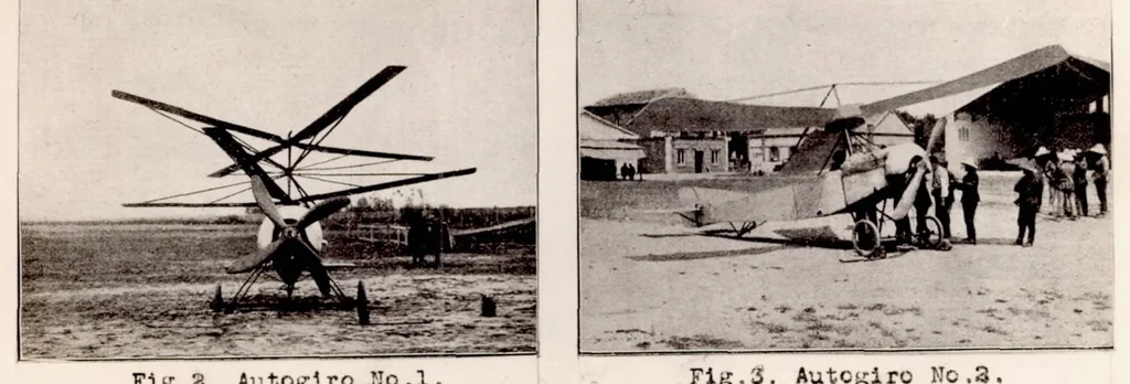 An illustration from The "autogiro", 1923, leaf 11