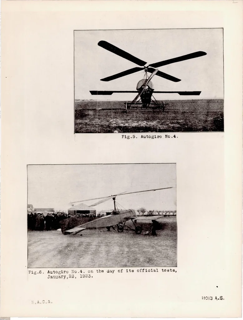 An illustration from The "autogiro", 1923, leaf 12