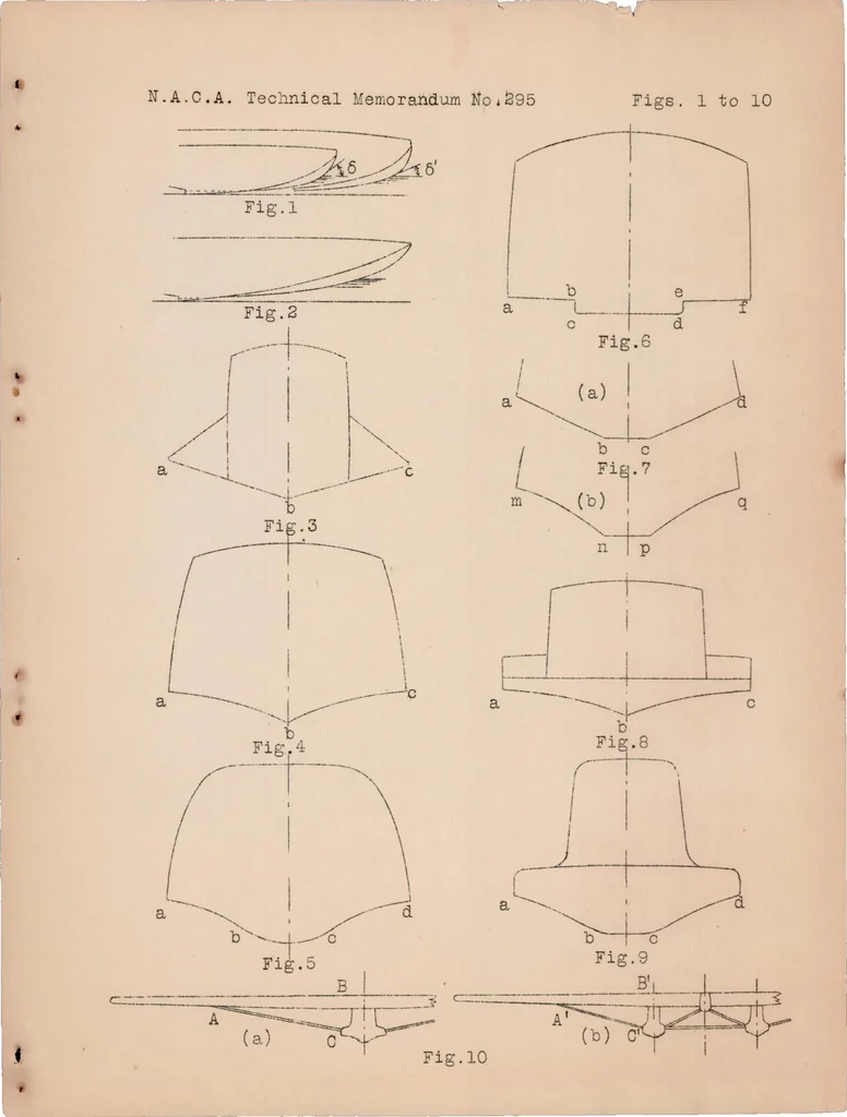 An illustration from Hulls for Large Seaplanes, 1925, leaf 21