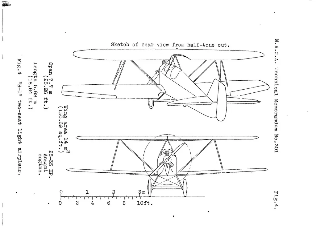 An illustration from Light airplanes of France, Germany, Italy, Belgium, Holland, Czechoslovakia and Lithuania, 1925, leaf 41