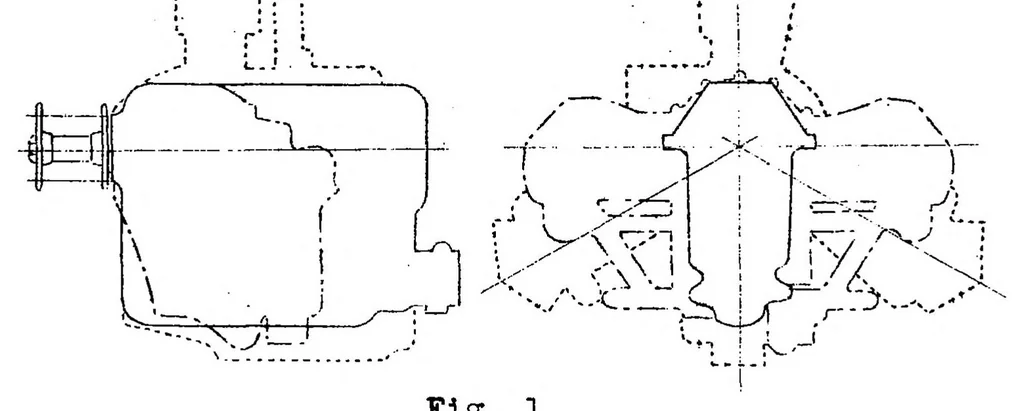 An illustration from Light aeroplane engine development, 1925, leaf 10