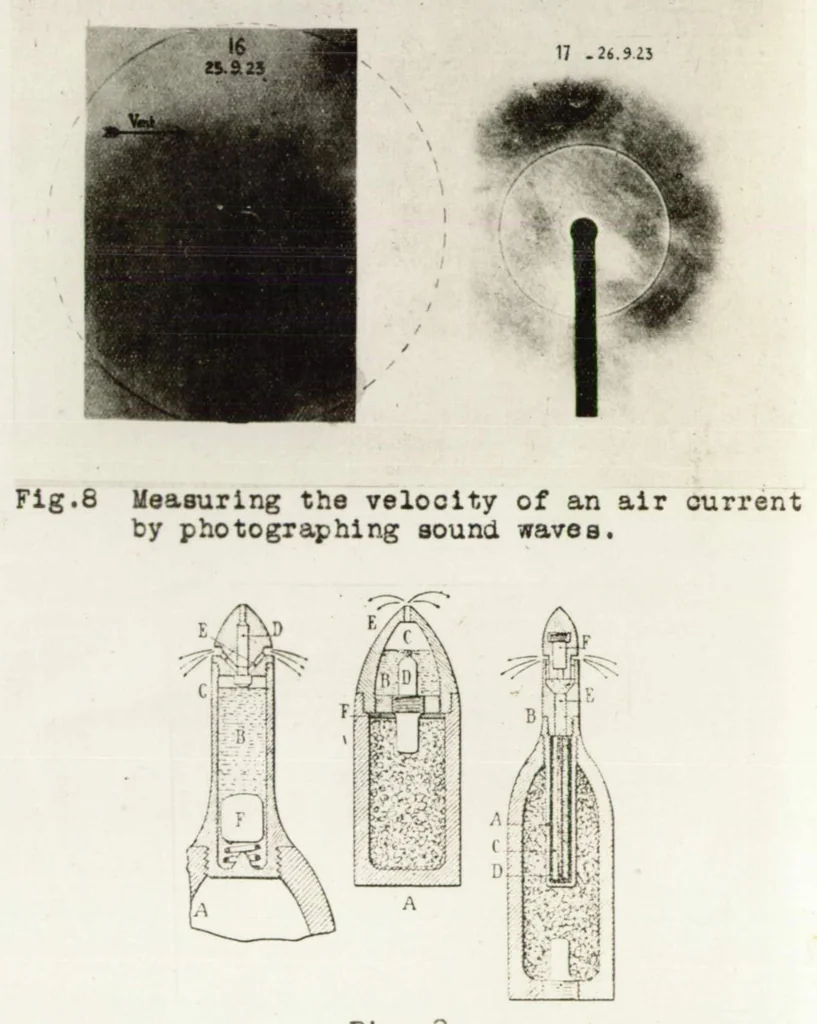 An illustration from High velocity wind tunnels : their application to ballistics, aerodynamics, and aeronautics, 1925, leaf 33
