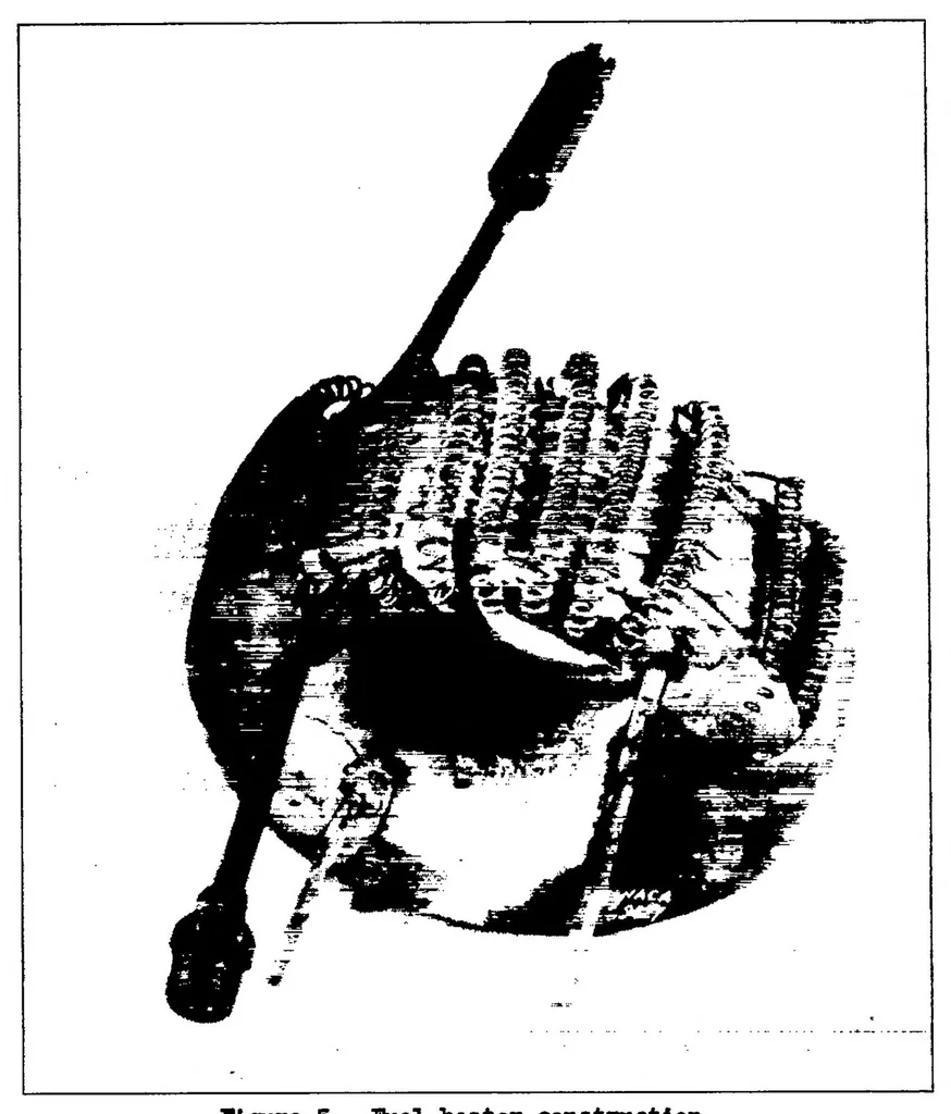 An illustration from Influence of fuel-oil temperature on the combustion in a prechamber compression-ignition engine, 1936, leaf 18