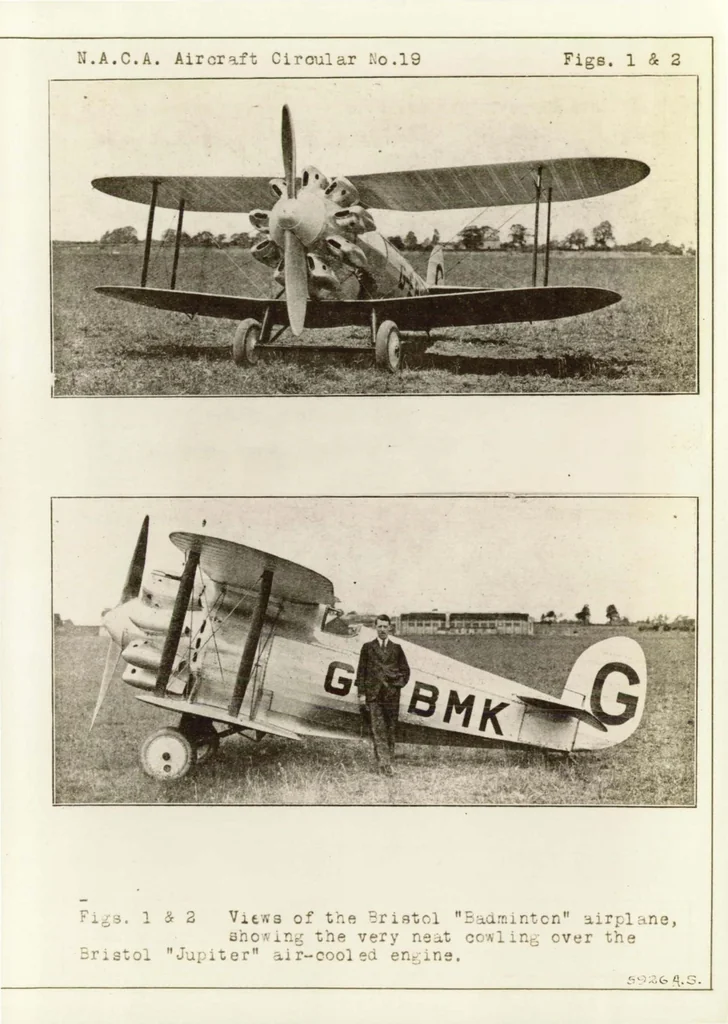 An illustration from The Bristol "Badminton" Airplane, 1926, leaf 8